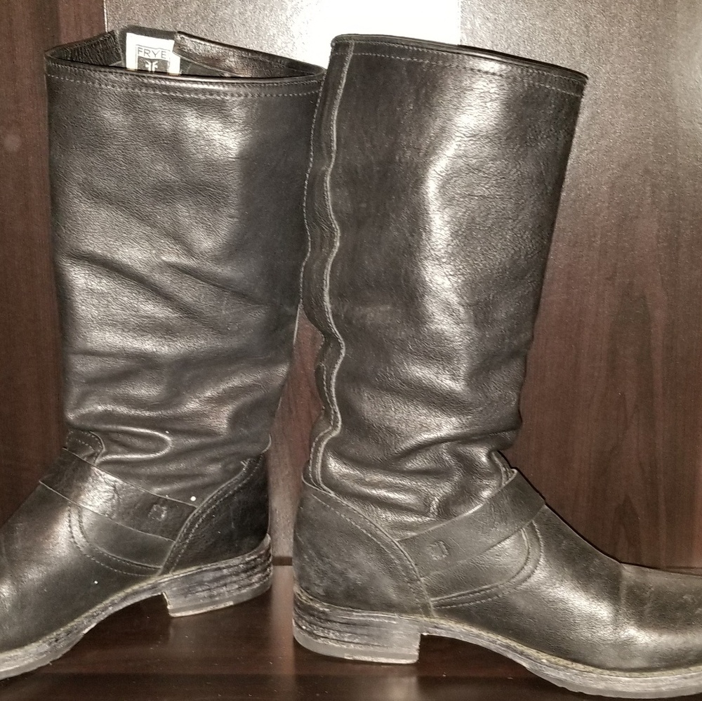 Frye engineer boots